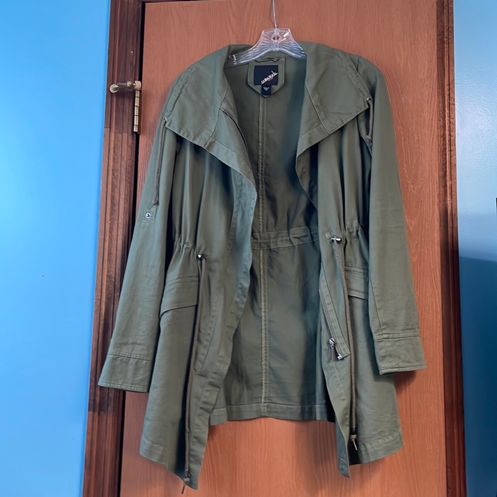 Army green jacket